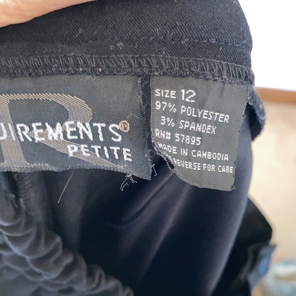 Vintage Y2K office black pant requirements petite - Picture 14 of 15